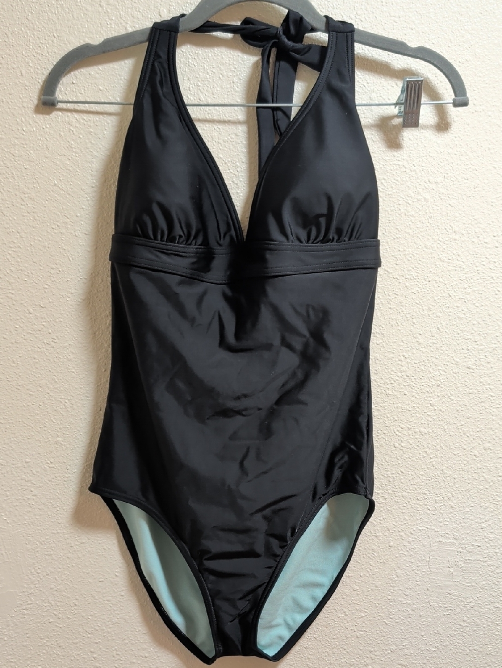 Black Prana One Piece Swimsuit In Medium